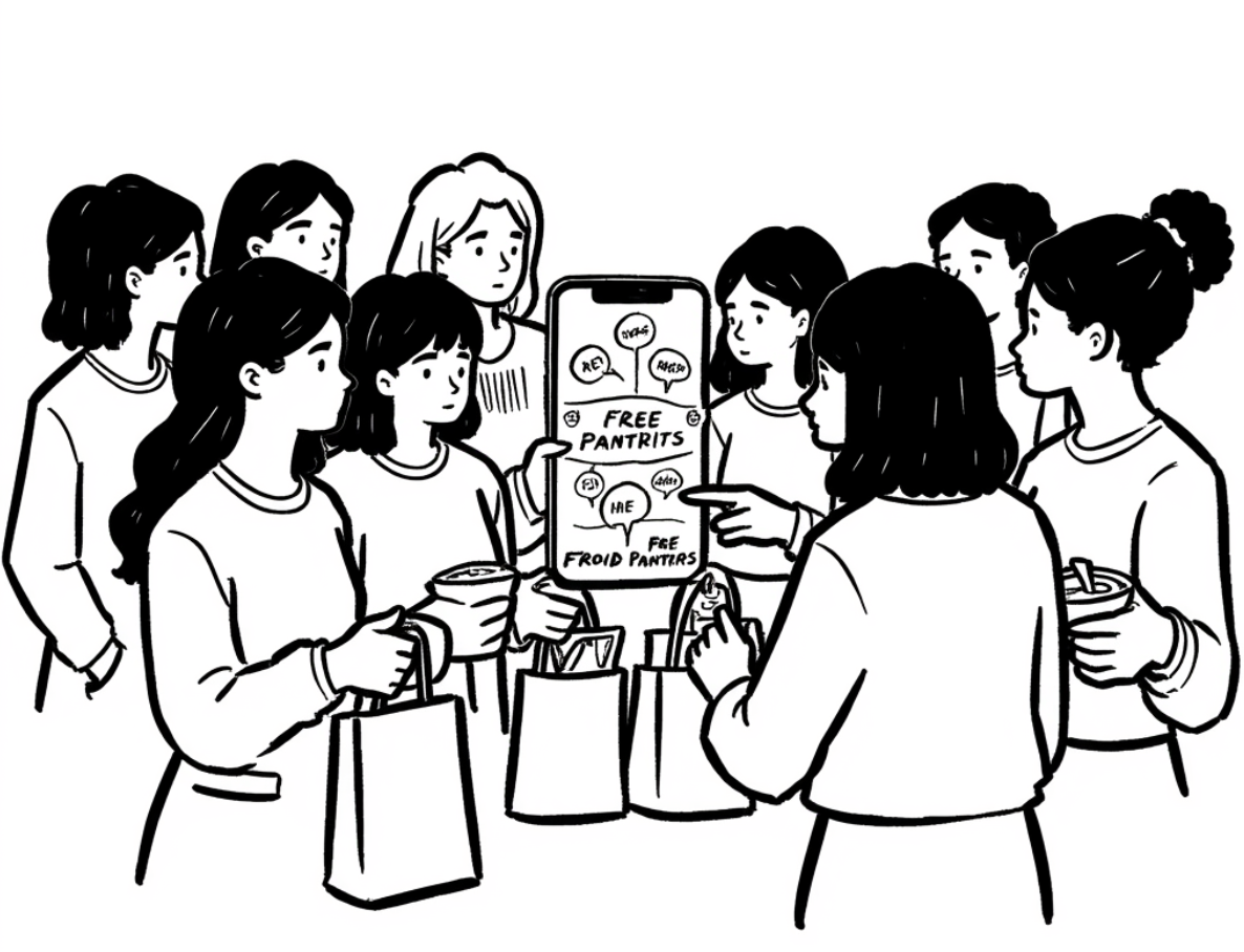 Illustration of Food Accessibility App